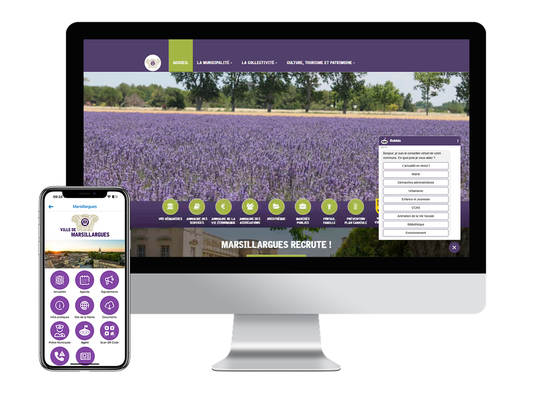 Comm'un Agent - Ordinateur et application marsillargues